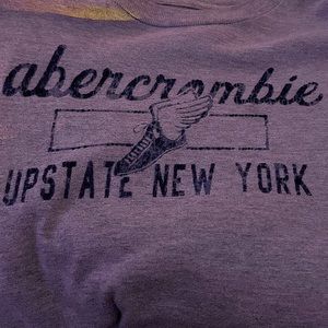 abercrombie XL (girl) grey long sleeve tee-shirt